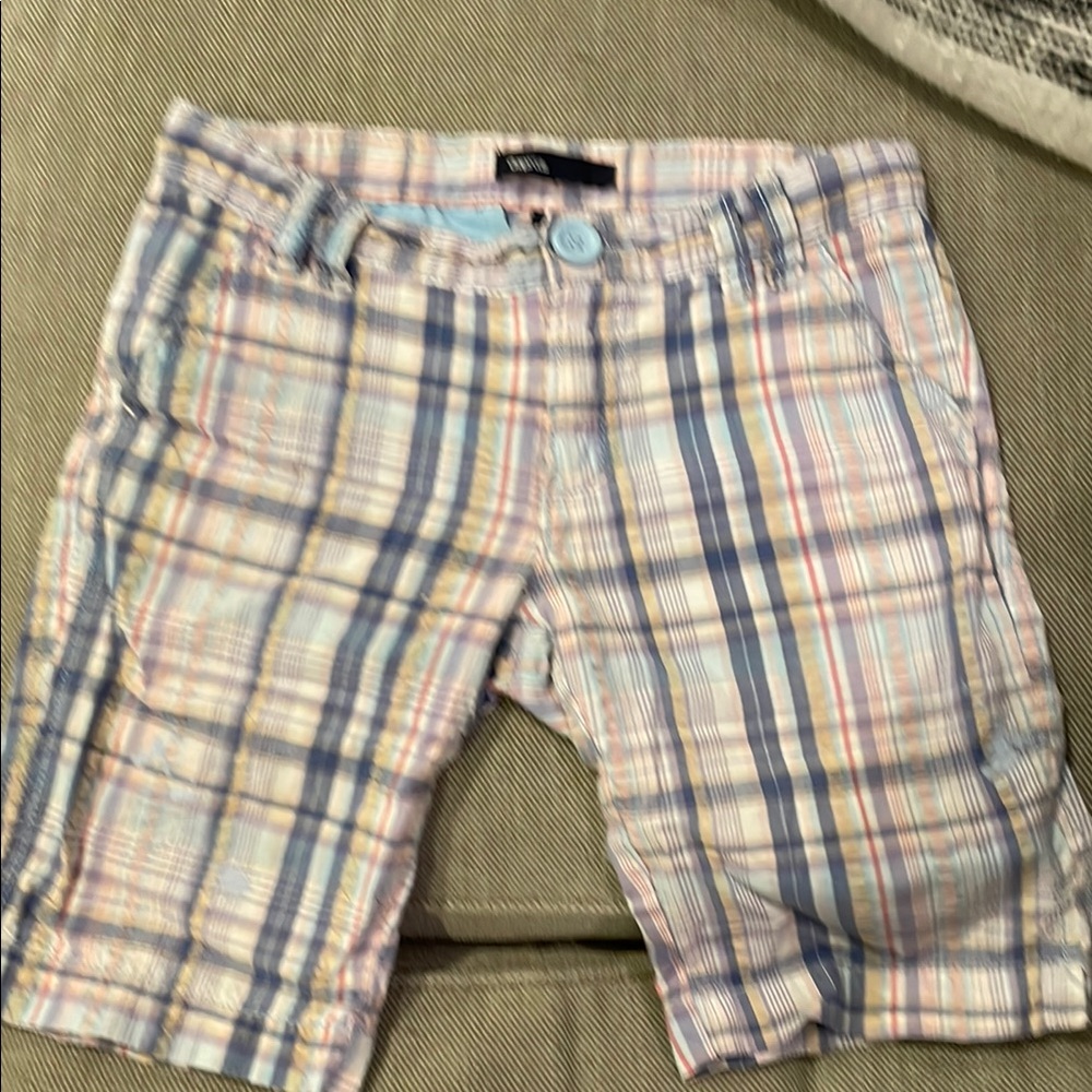Plaid Shorts in Pastel Colors